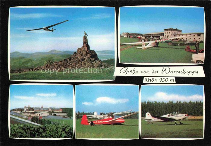 Segelflug Gliding Vol-Voile Vuolo-a-Vela Volo-a-Vela-- Wasserkuppe Rhoen