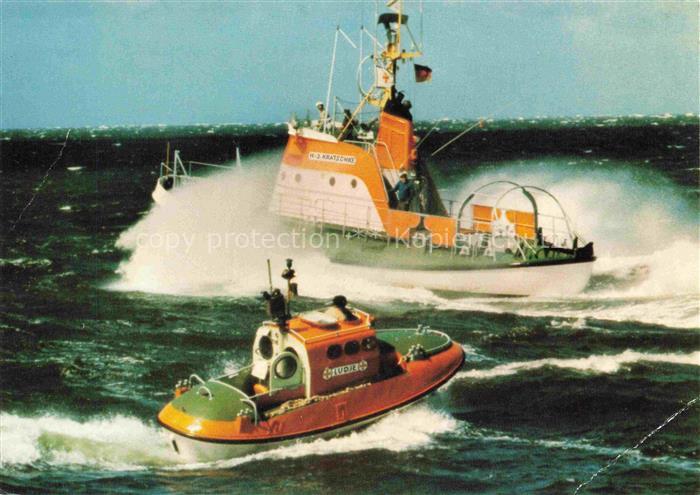 Seenotkreuzer Seenotrettung Sea Rescue Schiffe Ships Navires-- H.J. Kratschke
