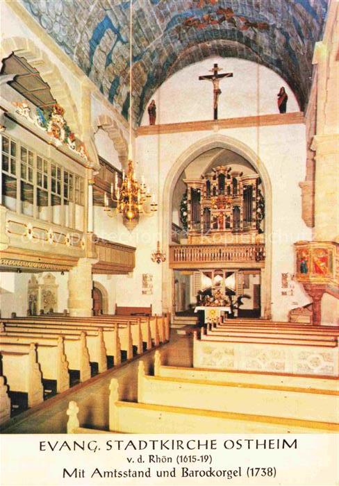 Orgel Kirchenorgel Organ Orgue Evang. Stadtkirche Ostheim