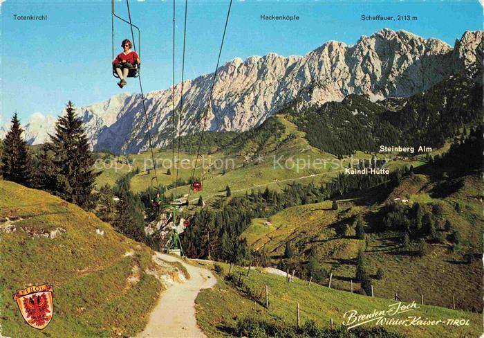 Sessellift Chairlift Telesiege Brenten Joch Kufstein