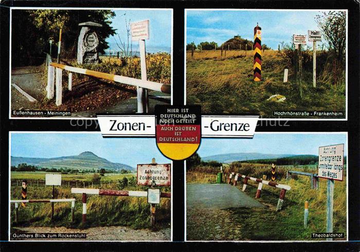 Grenze Douane Zoll Frontiere Border-- Rhoen