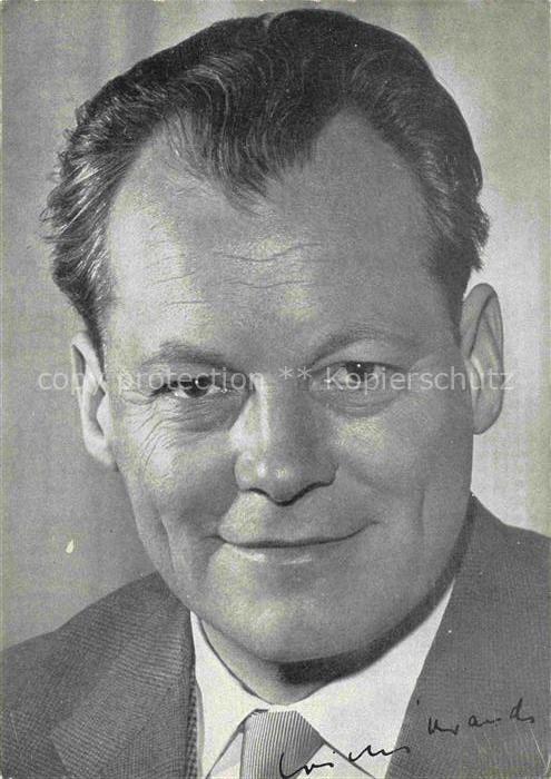 BRANDT Willy (1913-1992) Politik Deutschland SPD