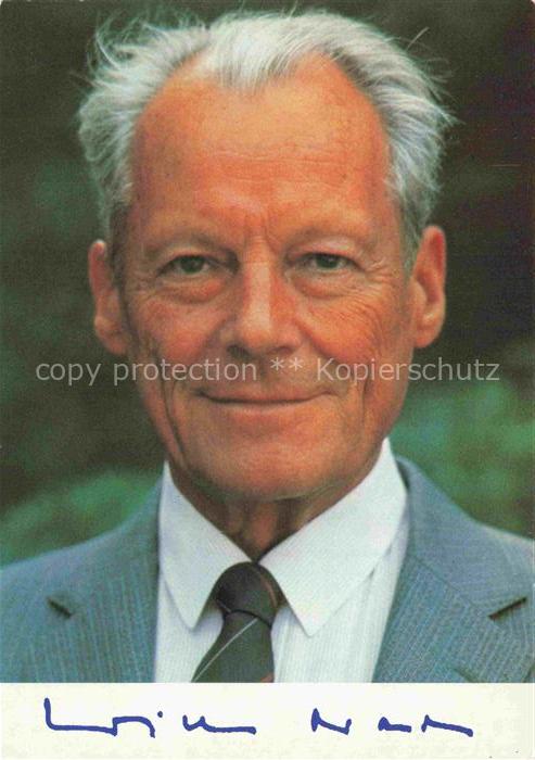 BRANDT Willy (1913-1992) Politik Deutschland SPD