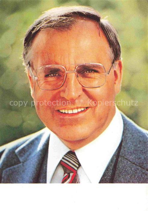 KOHL Helmut (1930-2017) CDU Politik Deutschland