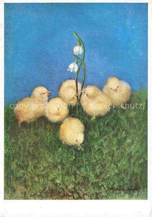 SPoeTL Maria Kuenstlerkarte Fruehlingserwachen