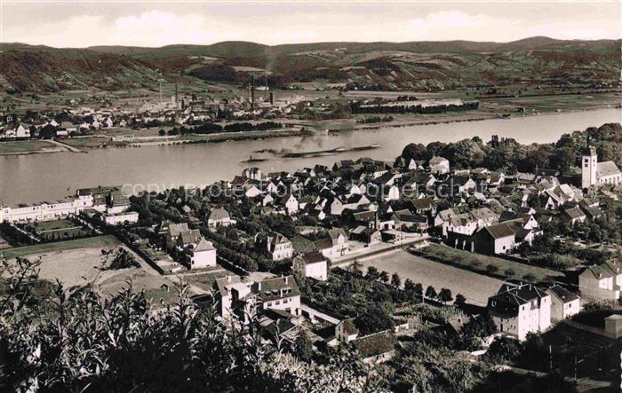 Bad Niederbreisig Bad Breisig Ahrweiler Rheinland-Pfalz Rhein Stadtpanorama Kirc