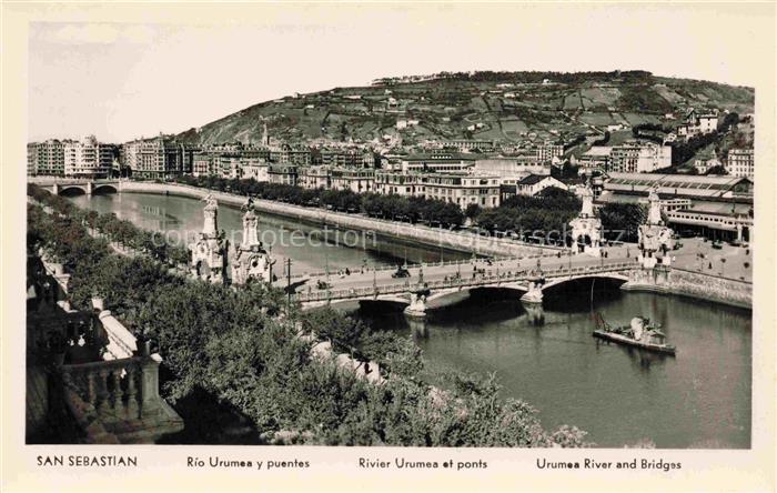 Pasajes de San Juan Pasaia San Sebastian ES Río-Urumea Bruecken Puente-de-María-