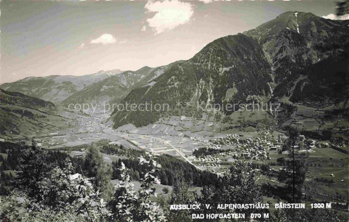 Weitmoserschloss Hofgastein Bad AT Alpengasthaus-Baerstein Talblick Bergpanorama
