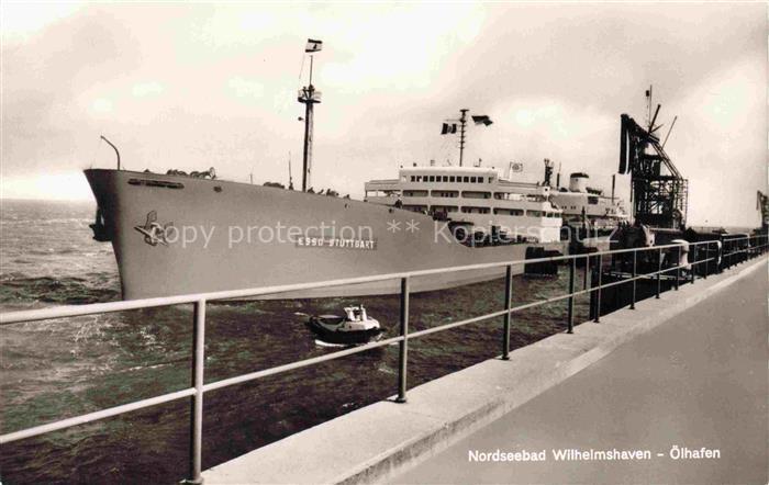 Wilhelmshaven  CITY oelhafen EssO-Stuttgart Tanker oelpipeline Hafen Nordsee Ruh