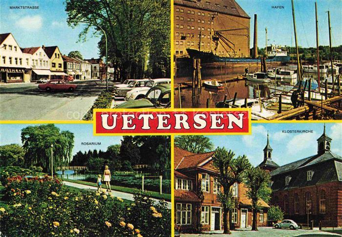 Uetersen Pinneberg Schleswig-Holstein Marktstrasse Hafen Getreidespeicher Rosari