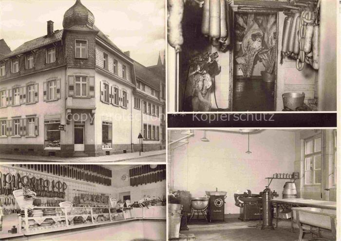 Durlach Karlsruhe Baden BW Metzgerei Fleischerei Wurst Fleisch Ladengeschaeft In