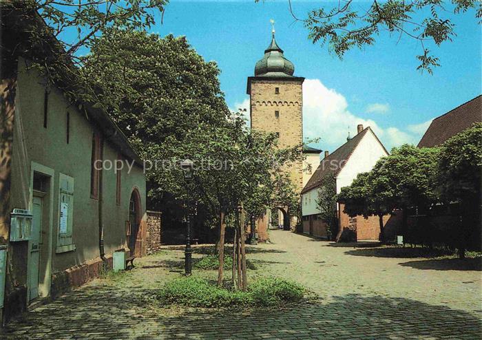 Durlach Karlsruhe Baden BW Basler-Tor Stadttor Kopfsteinpflaster Turm Laterne Mi