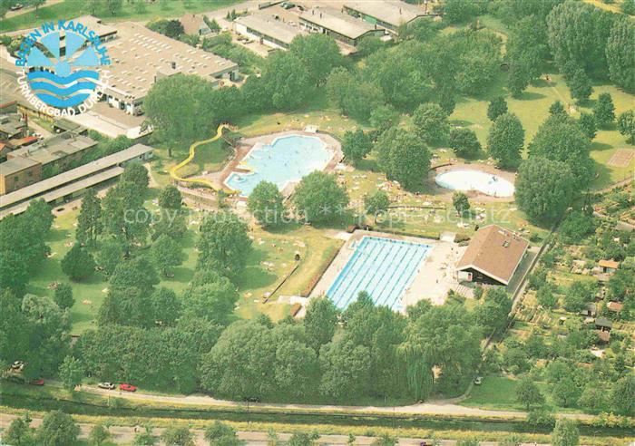 Durlach Karlsruhe Baden BW Turmbergbad Freibad Schwimmbecken Wasserrutsche Liege