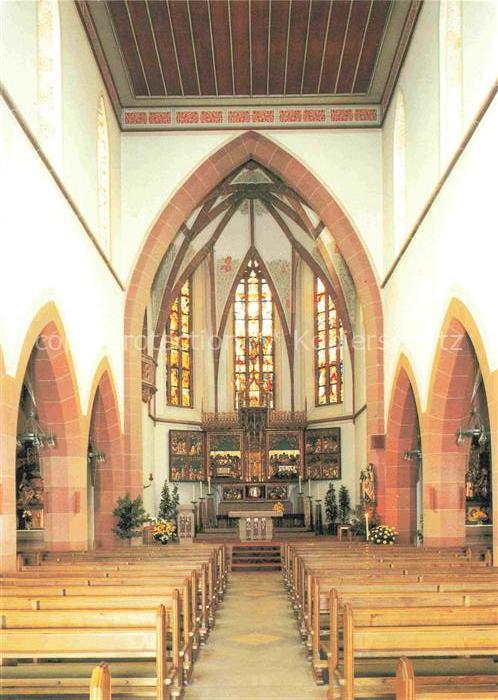 Durlach Karlsruhe Baden BW Pfarrkirche-St-Peter-u-Paul Kircheninneres Altar Alta