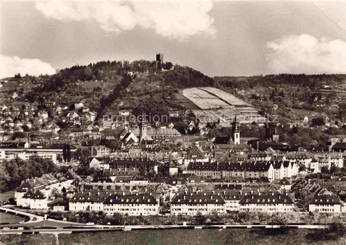 Durlach Karlsruhe Baden BW Stadtpanorama Turmberg Kirche Dachlandschaft Altstadt