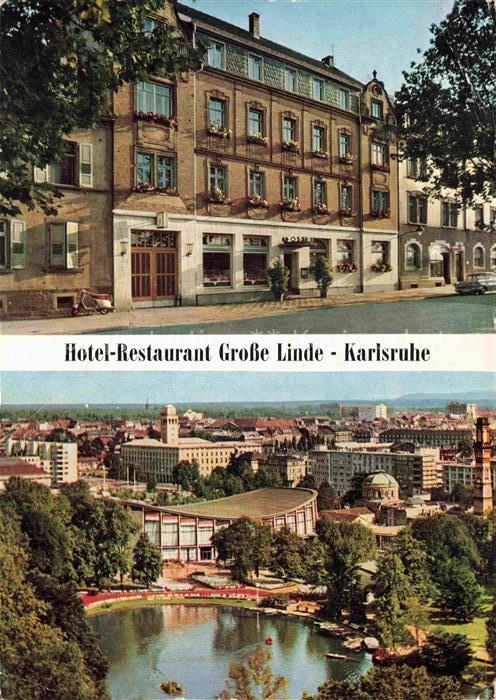 Groetzingen Karlsruhe Hotel-Restaurant-Grosse-Linde Konzerthaus Stadtpanorama Se