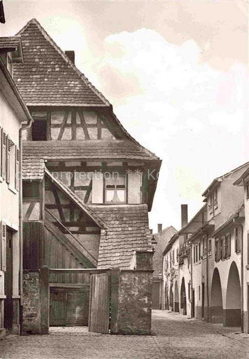 Durlach Karlsruhe Baden BW Alter-Winkel Fachwerk Altstadt Kopfsteinpflaster Arka