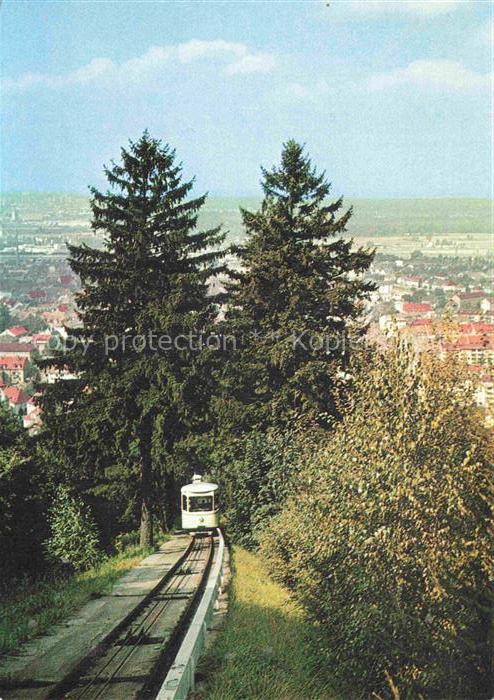 Durlach Karlsruhe Baden BW Turmbergbahn Standseilbahn Gleis Wagen Baeume Stadtbl