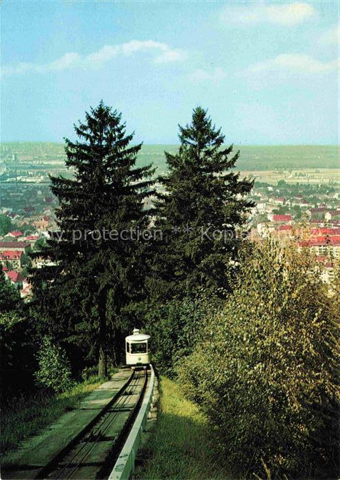 Durlach Karlsruhe Baden BW Turmbergbahn Standseilbahn Gleis Wagen Baeume Stadtbl