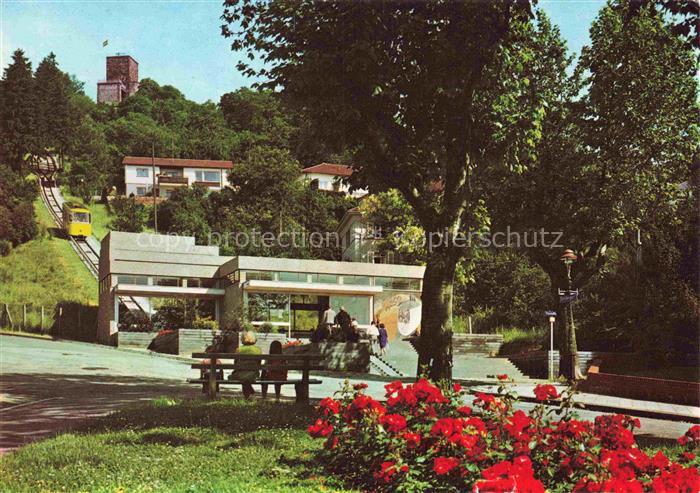 Durlach Karlsruhe Baden BW Turmbergbahn Standseilbahn Talstation Bergfried Rosen