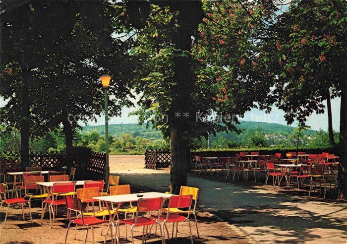 Durlach Karlsruhe Baden BW Schuetzenhaus Turmberg Terrasse Kastanienbaeume Stueh