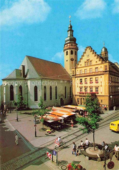 Durlach Karlsruhe Baden BW Marktplatz Stadtkirche Rathaus Marktstand Brunnen Str