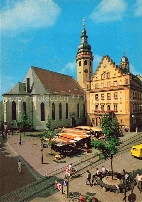 Durlach Karlsruhe Baden BW Marktplatz Stadtkirche Rathaus Marktstand Brunnen Str