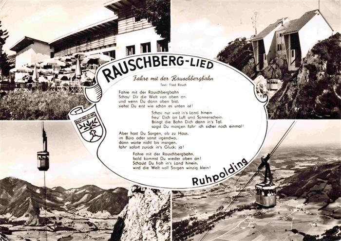 Ruhpolding Bayern Rauschberg Rauschbergbahn Seilbahn Bergstation Panorama Gondel