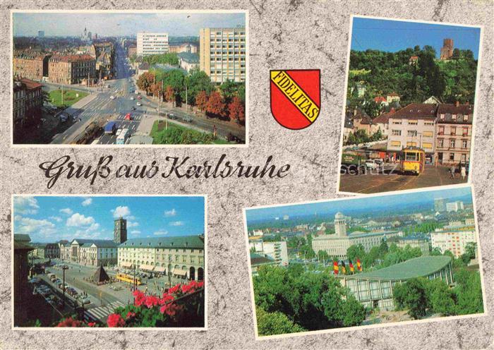 Groetzingen Karlsruhe Durlacher-Tor Durlach Turmberg Marktplatz Schwarzwaldhalle