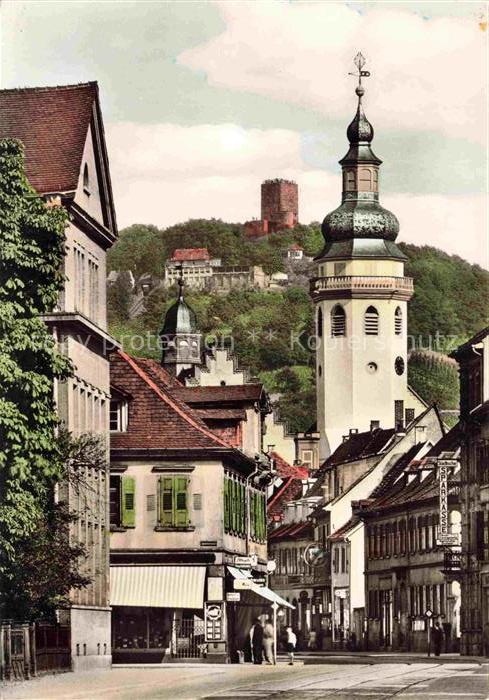 Durlach Karlsruhe Baden BW Pfinztalstrasse Stadtkirche Turmberg Kirchturm Burgru