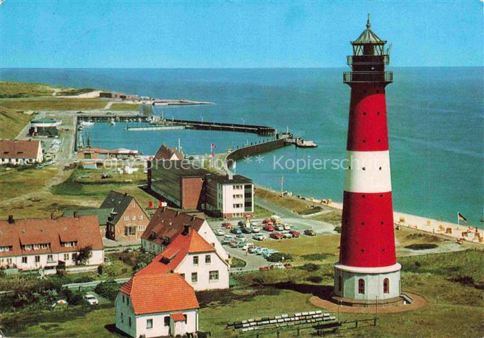 Hoernum Sylt Leuchtturm Hafen Nordsee Sylt Wohngebiet Parkplatz Pier Fliegeraufn