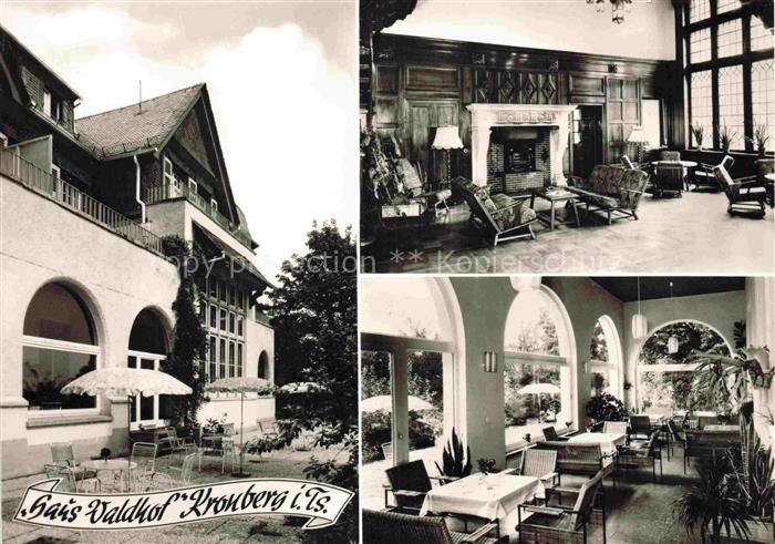 Kronberg  Cronberg Taunus Haus-Waldhof Hotel Terrasse Kamin-Lounge Wintergarten