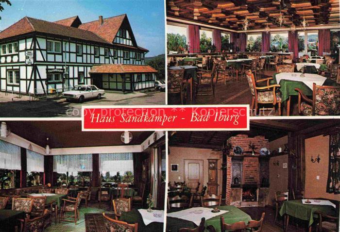 Bad Iburg Hotel Restaurant Café Fachwerkhaus Lienenerstrasse Gaststube Kamin Inn
