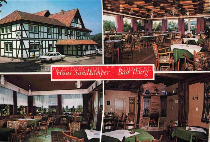Bad Iburg Hotel Restaurant Café Fachwerkhaus Lienenerstrasse Gaststube Kamin Inn