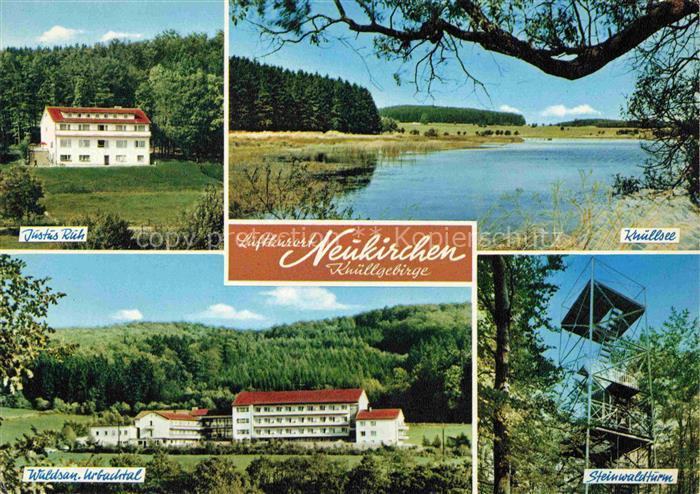 Neukirchen Neukirchen-Vluyn Knuellsee Waldsanatorium Steinwaldturm Knuellgebirge