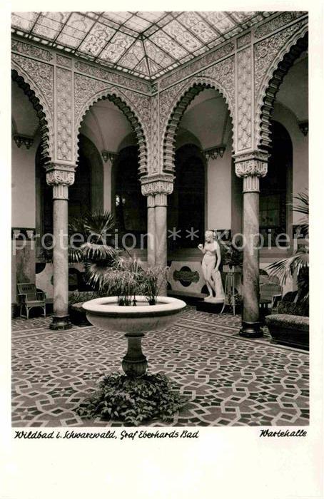 Wildbad Schwarzwald Graf Eberhards Bad Wartehalle