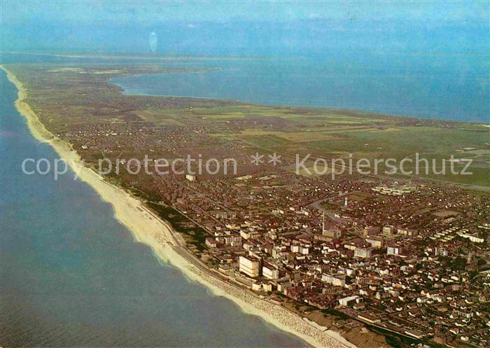 Westerland Sylt Fliegeraufnahme