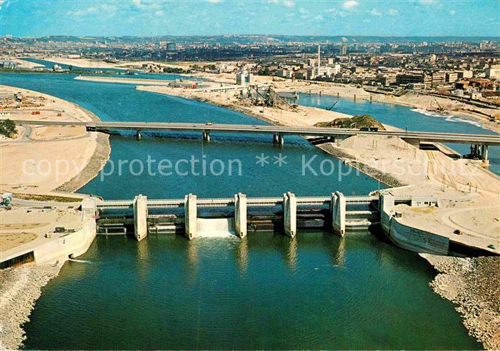 Pierre-Benite Barrage de Pierre Benite Fliegeraufnahme