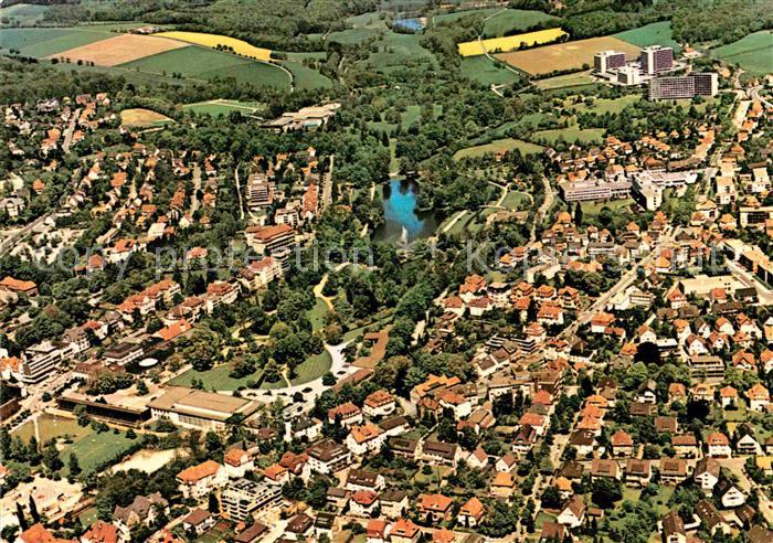Bad Salzuflen Fliegeraufnahme Kurpark Parkstrasse Wuestner Str.