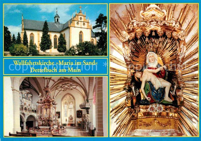 Dettelbach Wallfahrtskirche Maria im Sand Gnadenbild