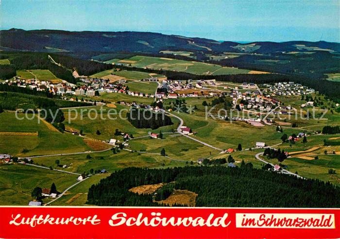Schoenwald Schwarzwald Fliegeraufnahme