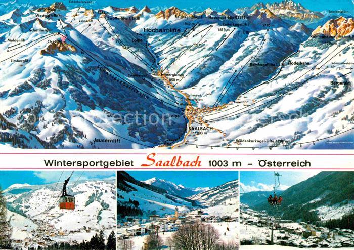 Saalbach-Hinterglemm Luftseilbahn Sesselbahn Rodelbahn