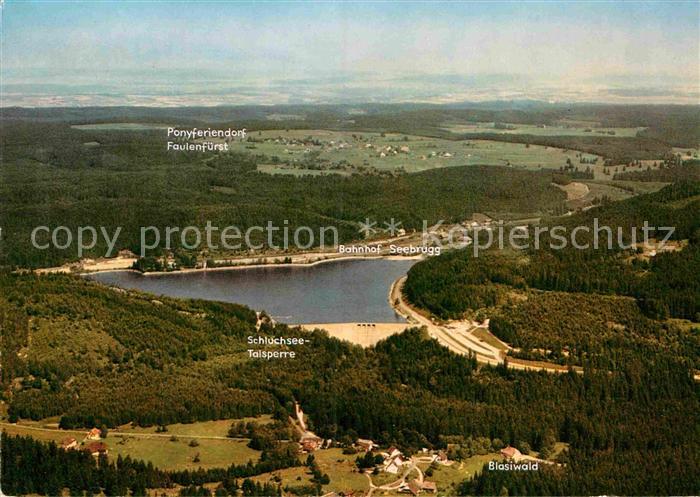 Schluchsee Ponyferiendorf Faulenfuerst Bahnhof Seebrugg Blasiwald