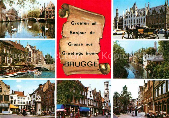 BRUGGE Bruges Belgie Teilansichten