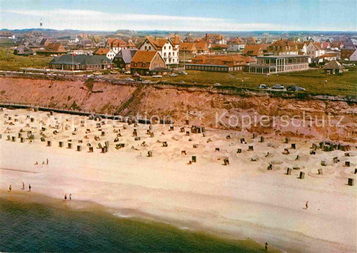 Wenningstedt Sylt Fliegeraufnahme Strand