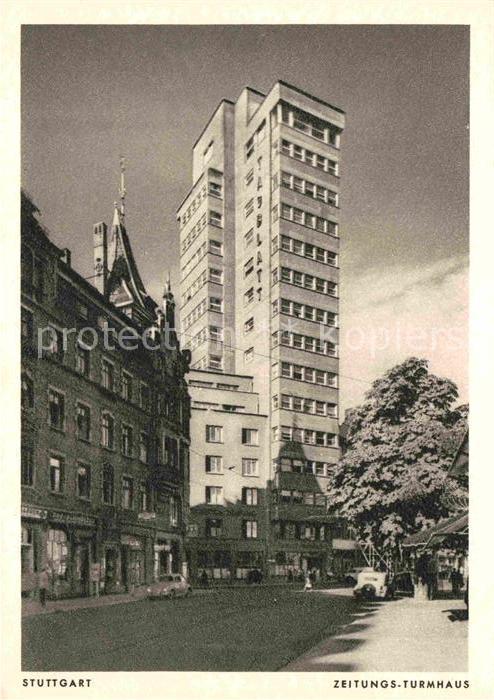 STUTTGART  CITY Zeitungs-Turmhaus
