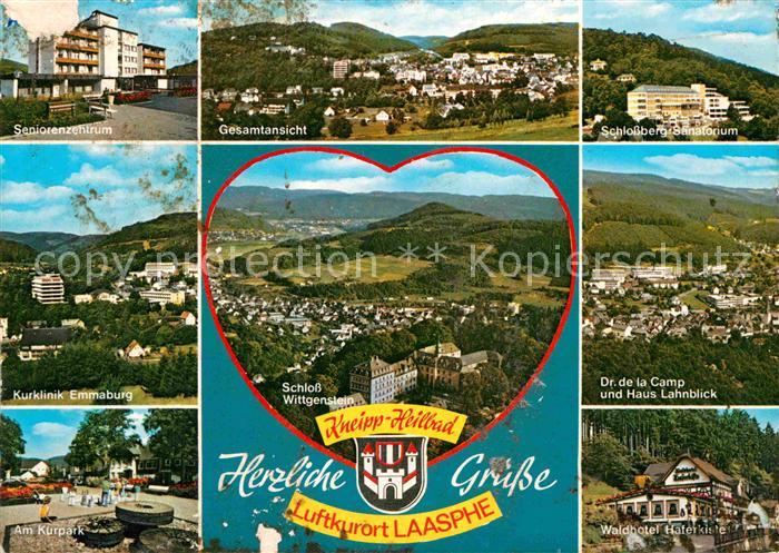 Laasphe Bad Schloss Wittgenstein Schlossberg Sanatorium Waldhotelo Haferkiste