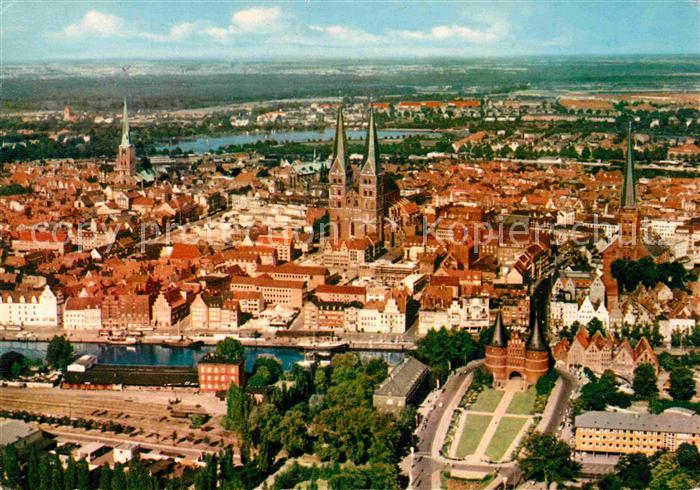 LueBECK  CITY Fliegeraufnahme