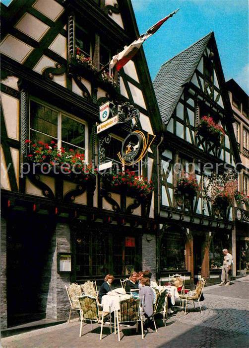 Linz Rhein Fachwerkhaeuser Rheinstrasse