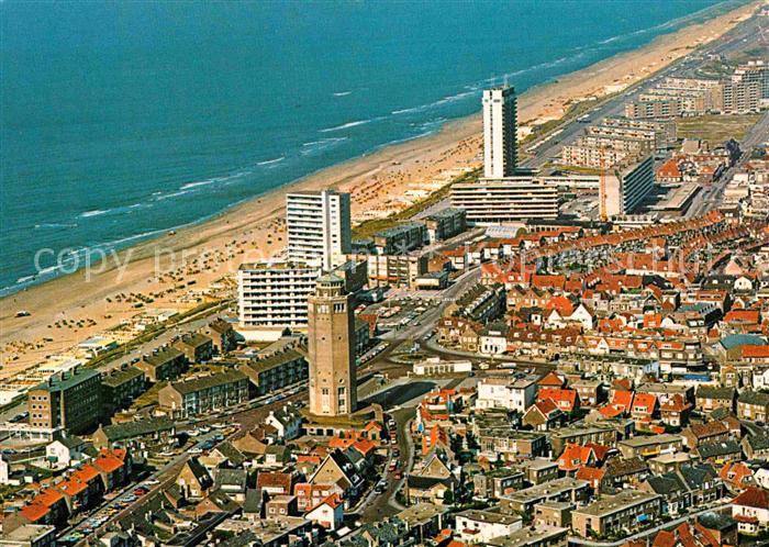 Zandvoort Holland Fliegeraufnahme